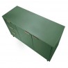 Manhattan Comfort Granville 55.07" Modern Sideboard with 3 Full Extension Drawers in Sage Green Top