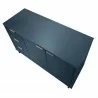 Manhattan Comfort Granville 55.07" Modern Sideboard with 3 Full Extension Drawers in Midnight Blue Top - Manhattan Comfort Granville 55.07" Modern Sideboard with 3 Full Extension Drawers in Midnight Blue Top