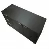 Manhattan Comfort Granville 55.07" Modern Sideboard with 3 Full Extension Drawers in Dark Grey Top - Manhattan Comfort Granville 55.07" Modern Sideboard with 3 Full Extension Drawers in Dark Grey Top