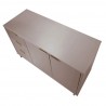 Manhattan Comfort Granville 55.07" Modern Sideboard with 3 Full Extension Drawers in Light Grey Top