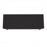 Manhattan Comfort Mid-Century Modern Gales 48.50 Sideboard with Solid Wood Legs In Matte Black Top