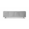 Whiteline Modern Living Samantha Buffet in Grey - Front - Whiteline Modern Living Samantha Buffet in Grey - Front