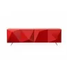 Whiteline Modern Living Samantha Buffet in Red - Front - Whiteline Modern Living Samantha Buffet in Red - Front