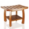 Oceanstar Solid Wood Spa Bench - Lifestyle