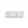 Whiteline Modern Living Geneva Buffet In High Gloss White - Front