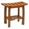 Oceanstar Solid Wood Spa Shower Bench - Oceanstar Solid Wood Spa Shower Bench