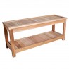 All Things Cedar Deluxe Sauna Bench - angled
