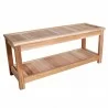 All Things Cedar Deluxe Sauna Bench - angled - All Things Cedar Deluxe Sauna Bench - angled