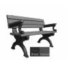 Polly Products Silhouette Backed Bench With Arm4 - Polly Products Silhouette Backed Bench With Arm4
