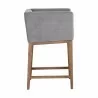 Sunpan Maxine Counter Stool - Polo Club Stone - Side Angle - Sunpan Maxine Counter Stool - Polo Club Stone - Side Angle