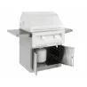 Summerset 30-Inch Gas Grill Pedestal For Resort Gas Grills - Angled and OPened Storage - Summerset 30-Inch Gas Grill Pedestal For Resort Gas Grills - Angled and OPened Storage