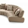 Luna Sectional in Taupe- half side view 5 - Luna Sectional in Taupe- half side view 5