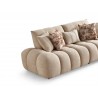 Luna Sectional in Taupe- half side view 6