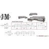 J&M Furniture Antonio Sectional Left / Right Facing Detailed View