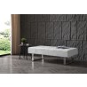 Whiteline Modern Living Miami Bench in White - Liestyle
