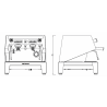 LA PAVONI BAR-T 2 GROUP COMPACT 7.8 Liters VOLUMETRIC -120V -Schematics
