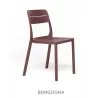 Nardi Outdoor Cassia Bistrot Antracite Borgogna - Nardi Outdoor Cassia Bistrot Antracite Borgogna