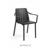 Nardi Outdoor Tiberina Armchair - Antracite - Nardi Outdoor Tiberina Armchair - Antracite