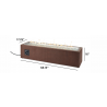 Outdoor Greatroom Company Cortlin Linear Gas Fire Pit Table - Dimension