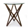 Aeon Starlight Triple X Side Table Walnut - Aeon Starlight Triple X Side Table Walnut