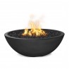 The Outdoor Plus 48" Sedona Concrete Narrow Ledge Fire Pit- Coffee