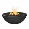 The Outdoor Plus 48" Sedona Concrete Narrow Ledge Fire Pit- Coffee - The Outdoor Plus 48" Sedona Concrete Narrow Ledge Fire Pit- Coffee