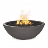 The Outdoor Plus 48" Sedona Concrete Narrow Ledge Fire Pit- Grey