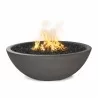 The Outdoor Plus 48" Sedona Concrete Narrow Ledge Fire Pit- Grey - The Outdoor Plus 48" Sedona Concrete Narrow Ledge Fire Pit- Grey
