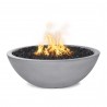 The Outdoor Plus 48" Sedona Concrete Narrow Ledge Fire Pit-Copper