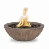 The Outdoor Plus 27" Sedona Wood Grain Fire Bowl oak - The Outdoor Plus 27" Sedona Wood Grain Fire Bowl oak