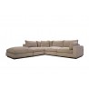 Onza LSF Sectional Oyster Fabric 