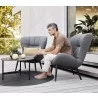 Cane-Line Serene Lounge Chair Incl. Cane-Line AirTouch Cushions - Cane-Line Serene Lounge Chair Incl. Cane-Line AirTouch Cushions