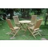 Anderson Teak Windsor Classic 5-Pieces Bistro Set-108B - Anderson Teak Windsor Classic 5-Pieces Bistro Set-108B