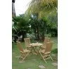 Anderson Teak Windsor Classic 5-Pieces Bistro Set-108B 001 - Anderson Teak Windsor Classic 5-Pieces Bistro Set-108B 001