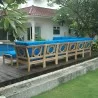Anderson Teak Natsepa 10-Pieces Modular Set Back View - Anderson Teak Natsepa 10-Pieces Modular Set Back View