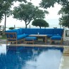 Anderson Teak Natsepa11-Pieces Modular Set Blue