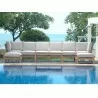 Anderson Teak Natsepa 9-Pieces Modular Set B Front View - Anderson Teak Natsepa 9-Pieces Modular Set B Front View