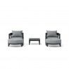 Anderson Teak SET-172 5-pc Coronado Aluminum Deep Seating Se Front