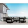 Anderson Teak SET-173 5-pc Coronado Aluminum Deep Seating Set  - Anderson Teak SET-173 5-pc Coronado Aluminum Deep Seating Set 