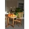Anderson Teak Descanso Bristol 3-Pieces Dining Set Single view - Anderson Teak Descanso Bristol 3-Pieces Dining Set Single view