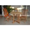 Anderson Teak Descanso Bristol 3-Pieces Dining Set Side View - Anderson Teak Descanso Bristol 3-Pieces Dining Set Side View