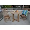 Anderson Teak Montage Bristol 3-Pieces Dining Set - Anderson Teak Montage Bristol 3-Pieces Dining Set