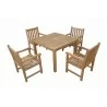 Anderson Teak Montage Braxton  5- Pices Dining Set B Top View - Anderson Teak Montage Braxton  5- Pices Dining Set B Top View
