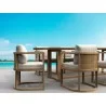 Anderson Teak 7-pc Junus Dining Set Close View - Anderson Teak 7-pc Junus Dining Set Close View