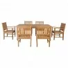 Rockford 7-Pieces Dining Set - Front - Rockford 7-Pieces Dining Set - Front