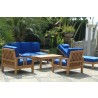 Anderson Teak SouthBay Deep Seating 6-Pieces Conversation Set B Back View