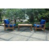 Anderson Teak SouthBay Deep Seating 3-Pieces Conversation Set B Full View