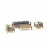 Anderson Teak 4-pc Palermo Deep Seating - White BG - Anderson Teak 4-pc Palermo Deep Seating - White BG