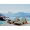 Anderson Teak 2-pc Catania Sun Lounger Outdoor - Anderson Teak 2-pc Catania Sun Lounger Outdoor