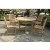 Anderson Teak SET-36 5-pc Dining Table Set Front - Anderson Teak SET-36 5-pc Dining Table Set Front